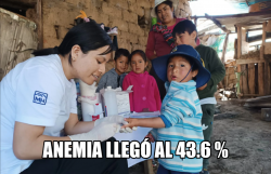 ¡Alerta! Sube los índices de anemia en el Perú
